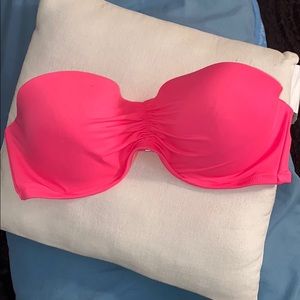Victoria Secret Neon Pink Bathing Suit Top